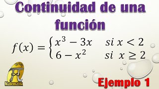 Continuidad de una función  Ejemplo 1 [upl. by Anigger]