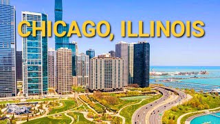 Chicago Illinois Chicago Overview Chicago Geography Chicago Skyline [upl. by Airual]