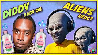 Aliens React to Diddy W 1000 Bottles of Baby Oil  Animated Podcast quotSpacePodquot EP6 [upl. by Eiuqram]