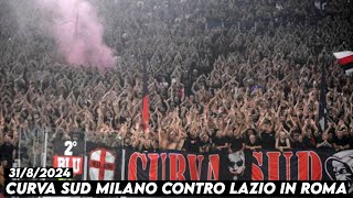 CURVA SUD MILANO CONTRO LAZIO IN ROMA  Lazio vs AC Milan 3182024 [upl. by Etyak]