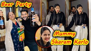 Mummy Ne Pi Beer🍺 Bhabhi Hui Shocked😱  Epic Reaction  Vinay Thakur Vlogs [upl. by Acinomad]