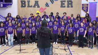 2023 Prom Assembly  Star Spangled Banner  Combined Choirs [upl. by Giark]