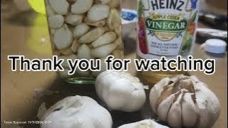 How to Do Fermented Garlicfor Hypertension tessiebuyuccan garlic [upl. by Jago]