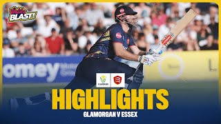 🔥 A RAPID 50  Glamorgan v Essex Vitality Blast Highlights [upl. by Ainod875]