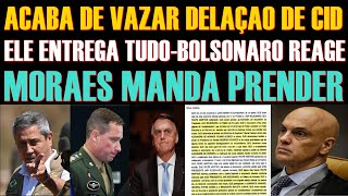 B0MB4MAURO CID ENTREGA TODO MUNDOBOLSONARO REAGEMORAES MANDA PRENDER [upl. by Fernanda]