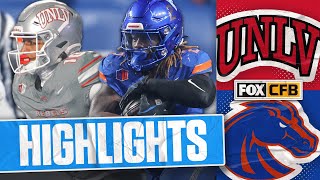 No 20 UNLV Rebels vs No 10 Boise State Broncos Mountain West Championship Highlights  FOX CFB [upl. by Imaj568]