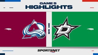 NHL Game 5 Highlights  Avalanche vs Stars  May 15 2024 [upl. by Nomra128]