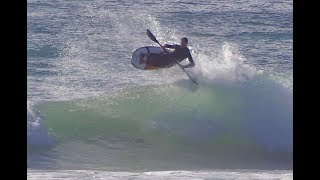 Waveski surfing  First weekend on new RD Waveski [upl. by Roobbie310]