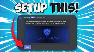 How To Make A DISCORD Verification System In 2024 [upl. by Edieh894]