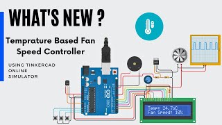 DIY TemperatureBased Fan Speed Controller with Arduino 🌡️ [upl. by Kalie]