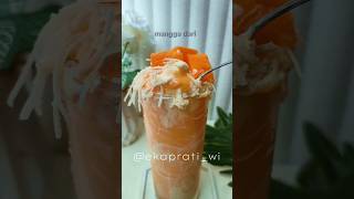 Mango Smoothies With Cream And Cheese Super Enak dan Mudah resepsimple olahanmangga [upl. by Charlene364]