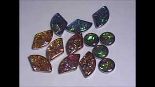 Resin Craft DIY How to make Awesome Faux Bezeled Fire Opals amp Recycling winner is Corrina Marriot [upl. by Rennerb906]