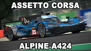 Alpine A424 Hypercar  Monza 2022  Assetto Corsa [upl. by Temirf]