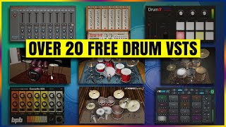 Best Free Drum VST Plugins 2022 [upl. by Anin]