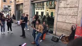 MANESKIN LIVE A ROMA CENTRO [upl. by Oiramel399]