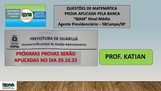 IBAM  Revisão para o concurso da Prefeitura Municipal de GuarujáSP Um rapaz vai a uma loja de [upl. by Rosaleen773]