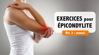 Exercices pour épicondylite  niv avancé [upl. by Cristionna454]