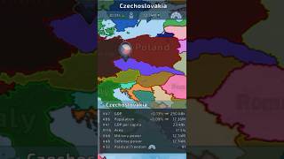 Czechoslovakia 19181938 borders in Dummynation 🇨🇿🇸🇰 [upl. by Cornwell]