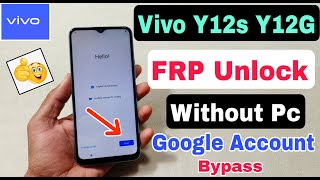 Vivo Y12s Y12g FRP Unlock Without Pc  New Method  Vivo Y12s Y12g Google Account Bypass [upl. by Radnaskela]