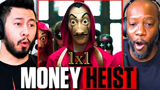 MONEY HEIST  1x1 quotEfectuar lo acordadoquot  Reaction amp Spoiler Review [upl. by Joelle]