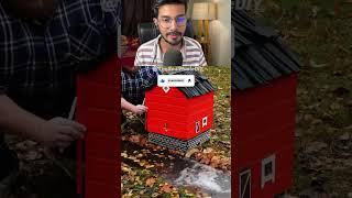 DIY making Riverside Red Mill House 🛠️Control Car shorts viralshorts [upl. by Adirem]