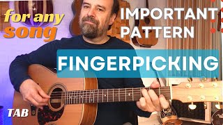 Fingerpicking patterns for beginners The most important [upl. by Narok965]