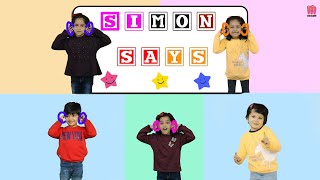 Learn Simon Says Song for Children by MoMuMi  Dance Song for Kids Harry Arora kidsvideo dance [upl. by Philbert]