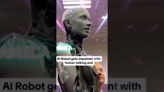 AI Robot AMECA gets impatient and interrupt human 🤖 ai robotics ameca [upl. by Ecilegna]