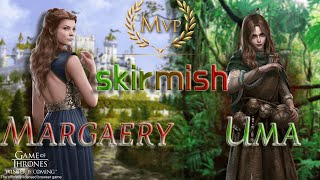 GoTWiC TerrorMakers Mind Commander Skirmish Margaery vs Uma Beauty vs Poisonder [upl. by Earezed816]