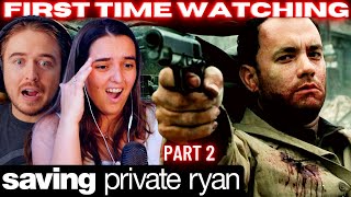 HEARTBREAKING Saving Private Ryan 1998 Reaction  Commentary FIRST TIME WATCHING Part 2 [upl. by Elocaj]