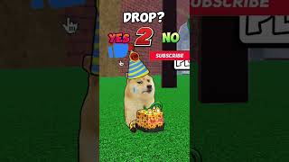 Doge got help from admin🥰 doge roblox bloxfruits [upl. by Anicnarf834]