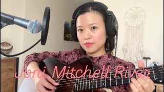 Joni Mitchell River Guitar Cover [upl. by Ashti]