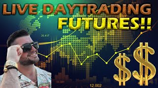 LIVE NASDAQ TRADING LIVE FUTURES NQES [upl. by Nedyarb]