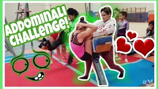 ADDOMINALI CHALLENGE SPECIAL ginnastica artistica CSB [upl. by Adnolahs]