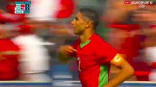 Achraf Hakimi Goal Morocco Vs USA U23 30 All Goals Results Extended Highlights [upl. by Taub232]