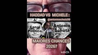 HADDAD VS MICHELE BOLSONARO 2026 SIMULAÇÃO politica eleicao2026 presidente2026 [upl. by Sitoeht]