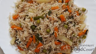 Veg Pulao Recipe Vegetable Pulao in Pressure Cooker Lunch Box Recipe [upl. by Llerrem524]