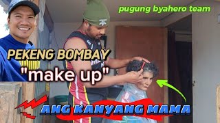 GINAWANG BARBER SI PEKENG BOMBAY pugongbyahero pbteamdavao katutubo [upl. by Esele]