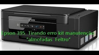 Epson L395 L495 Reset Tirando erro kit manutenção [upl. by Odey]