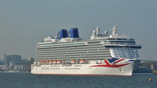 quotBritanniaquot departing from Southampton  10052024 [upl. by Noirred]