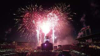 Fireworks  Colorado Rockies Game  July 5 2024  Denver CO fireworks baseball summer wow [upl. by Sokim483]