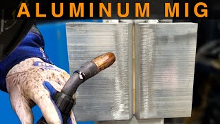 Aluminum Mig Welding with Ceramic Backing Tape  3G position [upl. by Assylem]