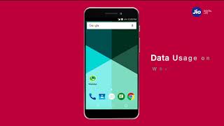 JioCare  How to Manage your Data Usage on your 4G Smartphone English Reliance Jio [upl. by Nosredneh]