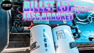 20 PLUS L5P BILLET FASS BRACKET MOUNT [upl. by Anaed]