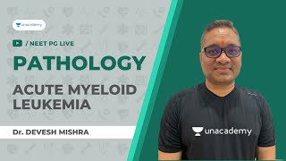 Acute Myeloid Leukemia  Pathology  Dr Devesh Mishra Unacademy Live NEET PG [upl. by Rossner]