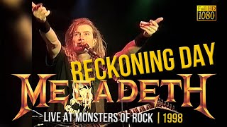 Megadeth  Reckoning Day Live at Monsters of Rock 1998  Remastered to FullHD [upl. by Xonk148]