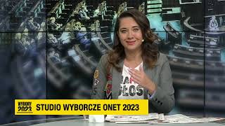 Wybory parlamentarne 2023 Studio Wyborcze Onetu  1210 [upl. by Ahsilaf]