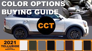 2021 Kia Telluride  Color Options Buying Guide with Nightfall [upl. by Peednas]