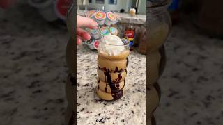 Iced peppermint mocha latte❤️🥰 coffee lifestyle coffeelifestyle icedcoffee asmrcoffee asmr [upl. by Derek]