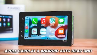 CLARION FX450  Apple CarPlay amp Android Auto Headunit  68inch Touch Screen  Bluetooth 13 Band EQ [upl. by Ahseyt983]